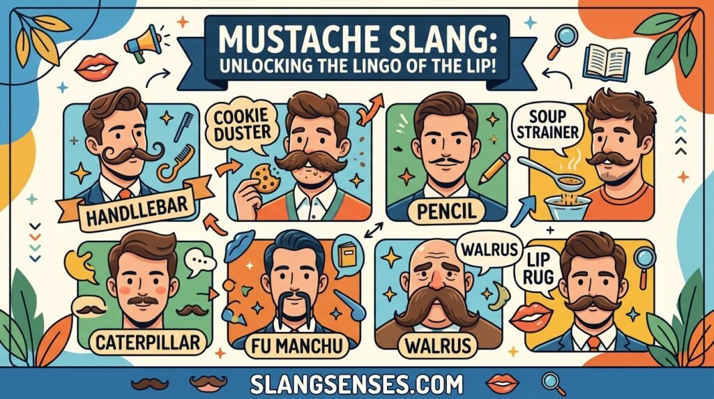 Mustache Slang 50+ Funny Nicknames