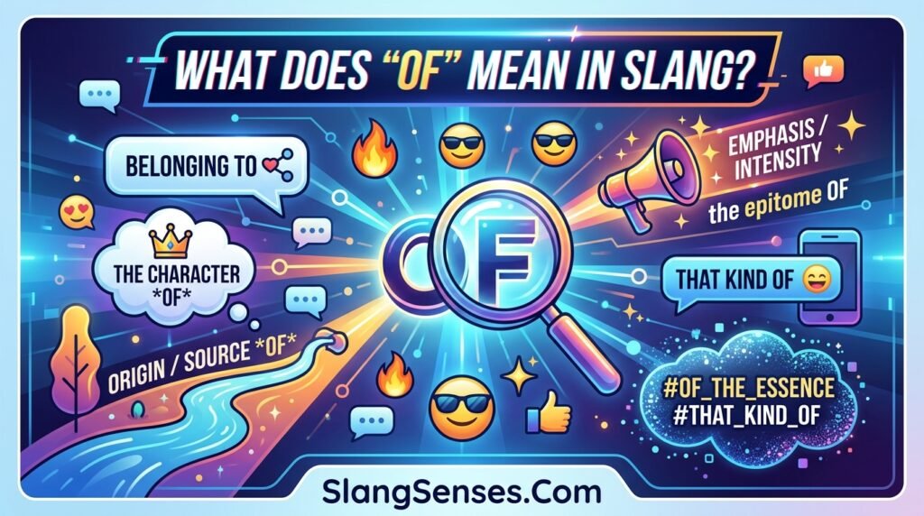 What Does “Of” Mean in Slang